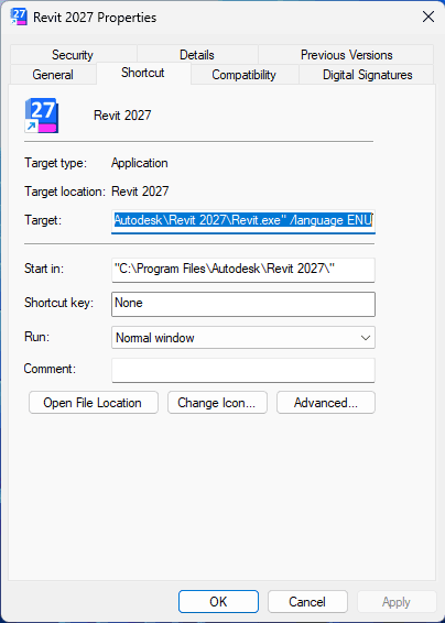 חלון Change Icon של Windows